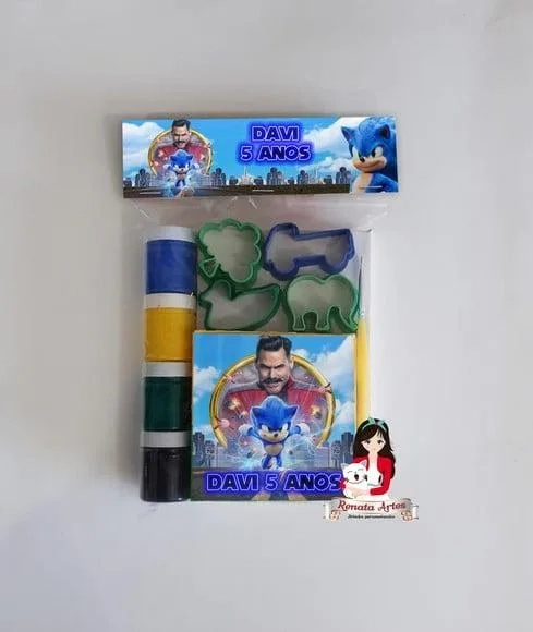 Kit Artes Personalizado Sonic Filme 2020