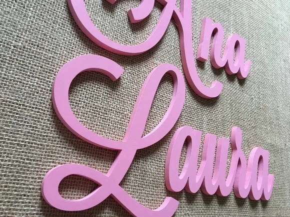 Letras Decorativas Nome De Parede