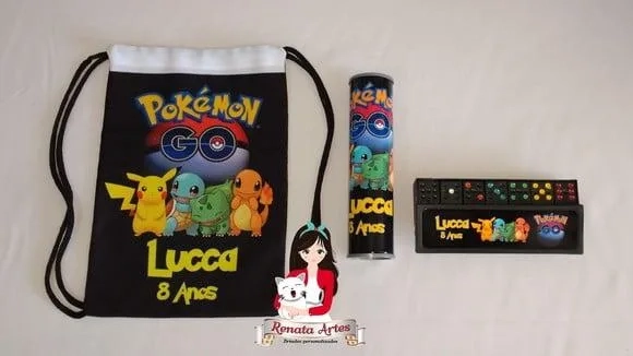 Mini Kit Jogos na Mochila Pokémon Go