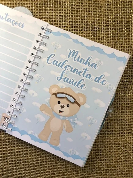 Caderneta de Saúde / Vacinação Personalizada - Ursinho