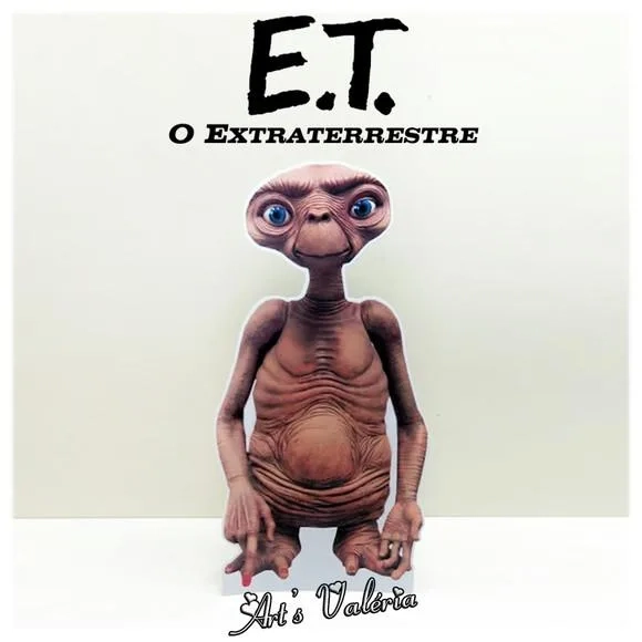 Display de Mesa E. T. o Extraterrestre - 28cm