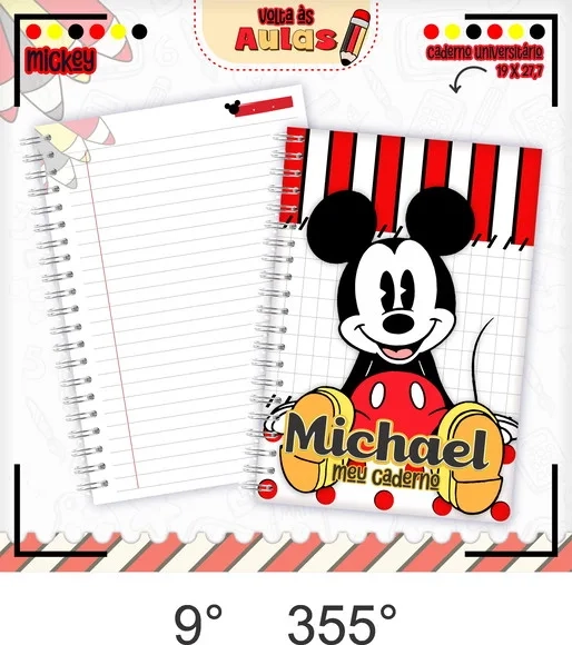 Caderno ou Agenda Personalizada