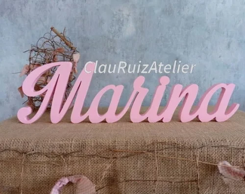 Nomes de MDF - LINHA CURSIVA