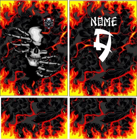 Arte Vetor Camisa Interclasse Caveira 295