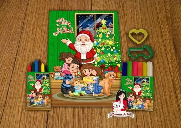 Kit Passatempo Personalizado de Natal 2025