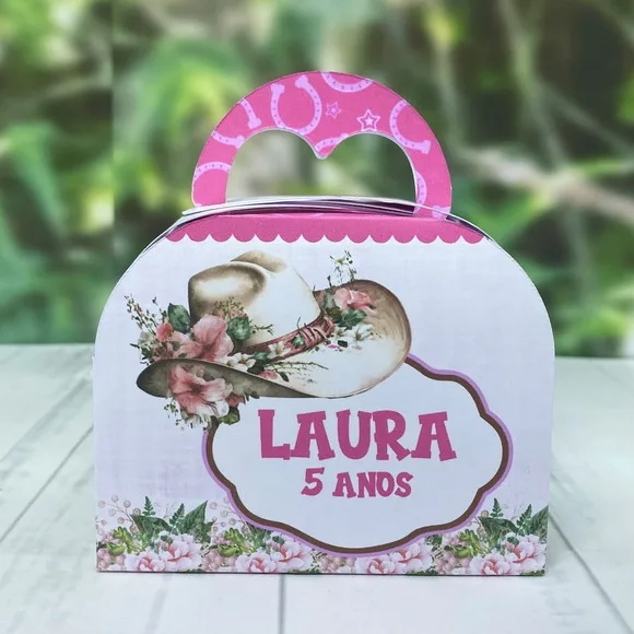 Kit 15 Caixas Boiadeira Rosa / 3 de Cada Modelo