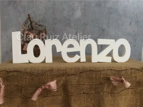 Letras de MDF -Nomes Linha CH