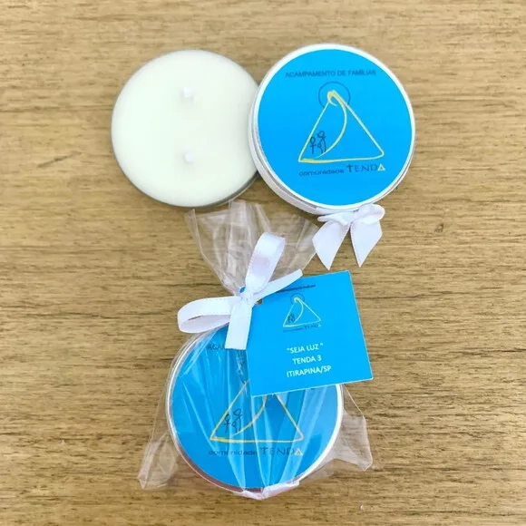 Brinde Vela Aromática com 2 Pavios