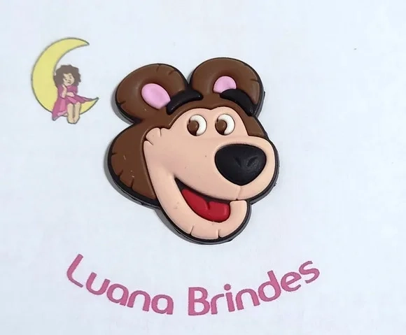 Aplique Marsha e Urso Emborrachados- 5 Peças