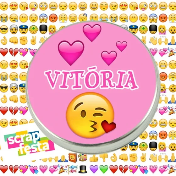 Latinhas Personalizadas Festa Emoticons