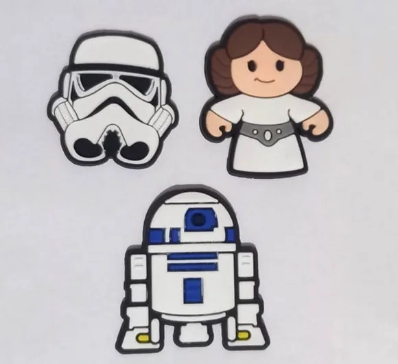Aplique Star Wars Emborrachado - 6 Unidades'