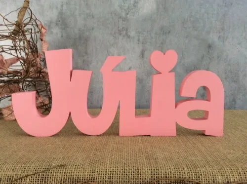 Letras Decorativas - Nome em mdf