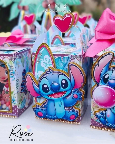 Kit 60 Lembrancinhas Stitch