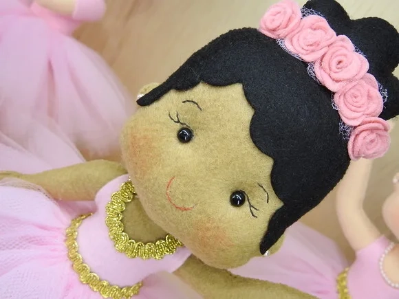 Bailarina em Feltro