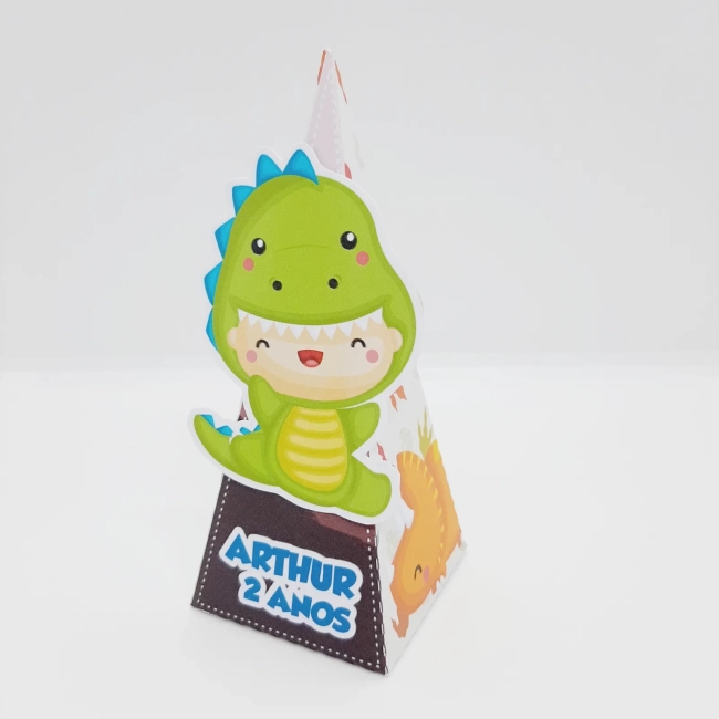 PEGUE E MONTE - Kit Festa DINO BABY - Decoração de Festa - Caixinhas Personalizadas