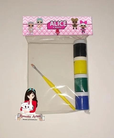 Kit Pintura Personalizado Lol Surprise