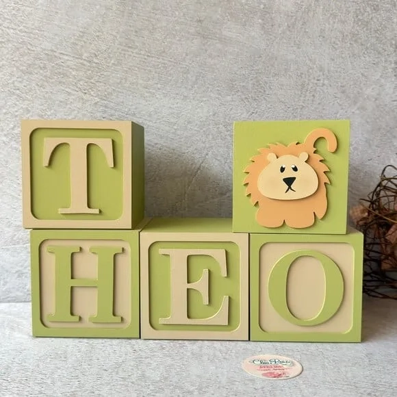 Safari Cubos Personalizados 10x10cm