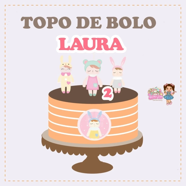 Kit Festa Só Um Bolinho METOO DOLL - Decoração de Festa