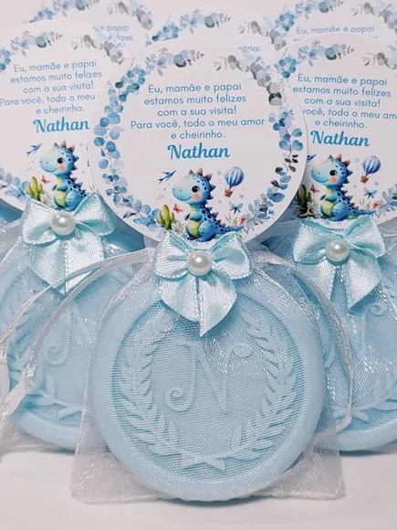 Lembrancinha Maternidade, Sabonete Letra Personalizada
