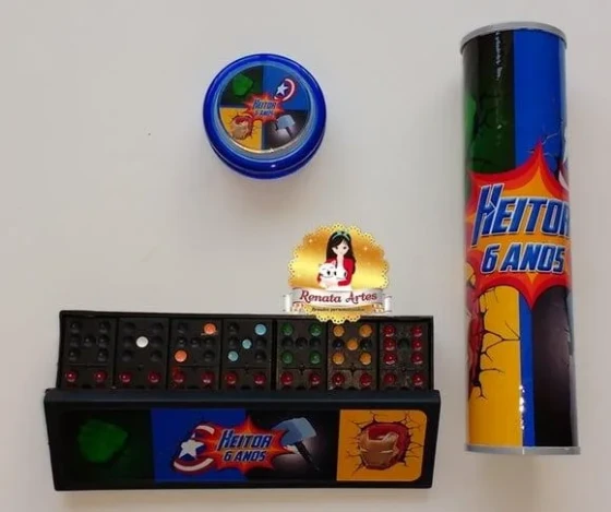 Kit Jogos Personalizado os Vingadores 2