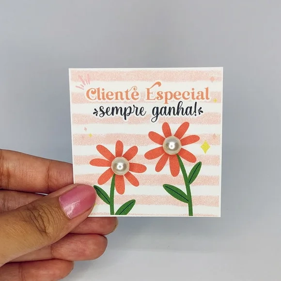 Tag com Brinco - Mimo para Cliente