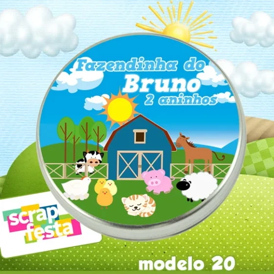 Latinhas Personalizadas Festa Fazendinha