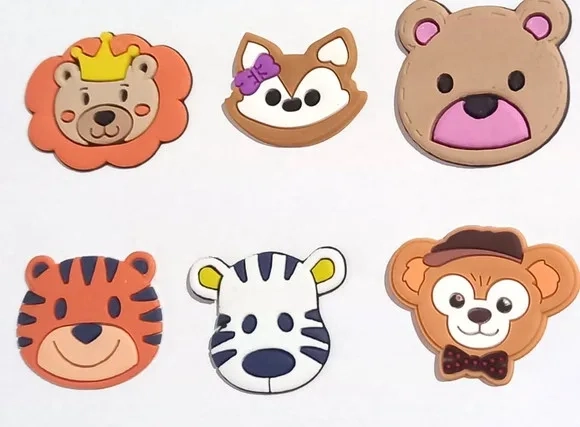 Aplique Tema Safari Emborrachados Variados - 6 Peças