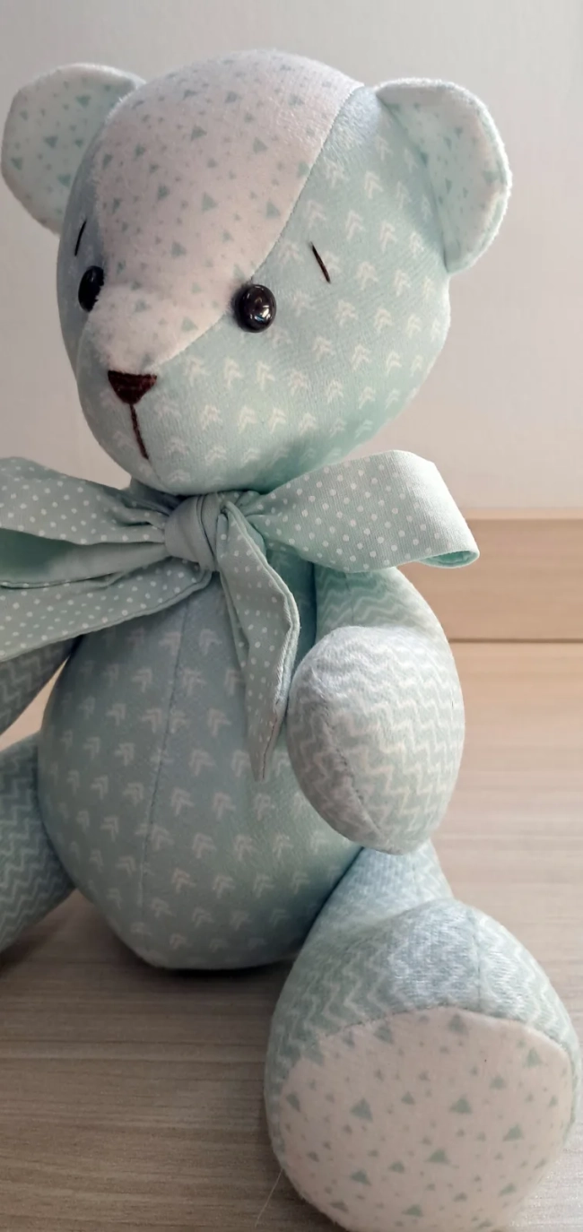 Urso Patchwork Pequeno