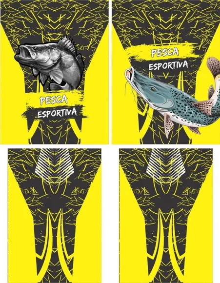 Arte Vetor Camisa Pesca-mod-0202