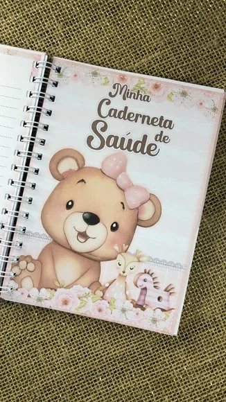 Caderneta de Saúde / Vacinação Personalizada - Ursinha