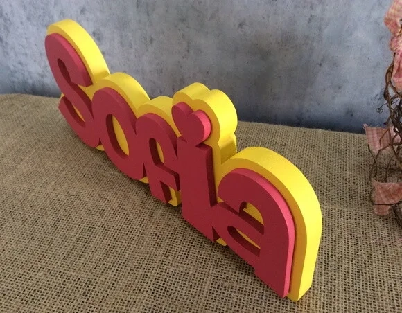 Letras Decorativas Nomes Sobreposição
