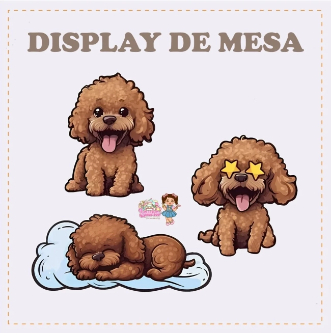 Kit Festa Só Um Bolinho DOG POODLE - Decoração de Festa