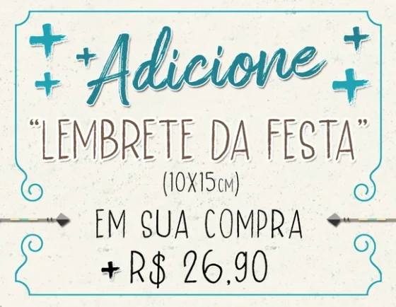 Adicionar Arte de Lembrete de Festa