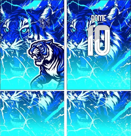 Arte Vetor Camisa Interclasse Tigre Mod-776