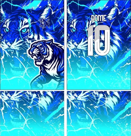 Arte Vetor Camisa Interclasse Tigre Mod-776