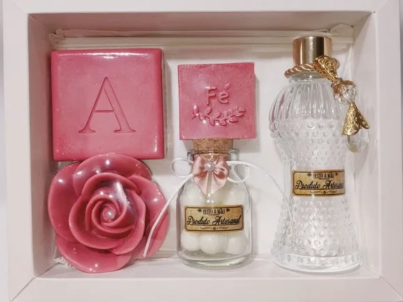 Presente de Aniversário: Kit Aromatizador com Sabonetes