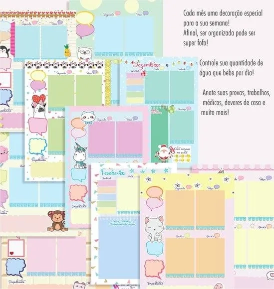 Planner Permanente Adolescente Teens
