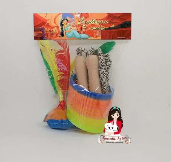 Kit Boa Infância Personalizado Princesa Jasmine