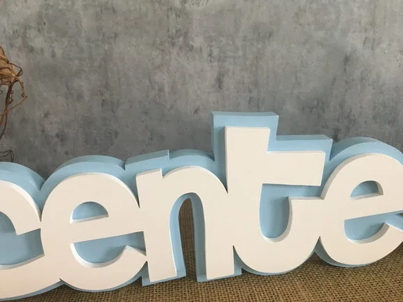 Letras Decorativas De MDF SOBREPOSIÇÃO URSO