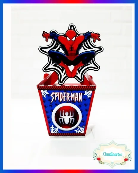 Kit 60 Lembrancinhas Homem Aranha