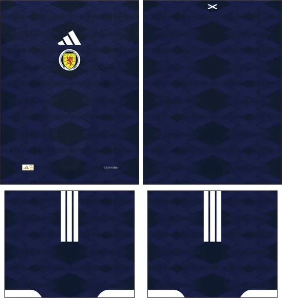 Arte Vetor Camisa Escocia Local 2026