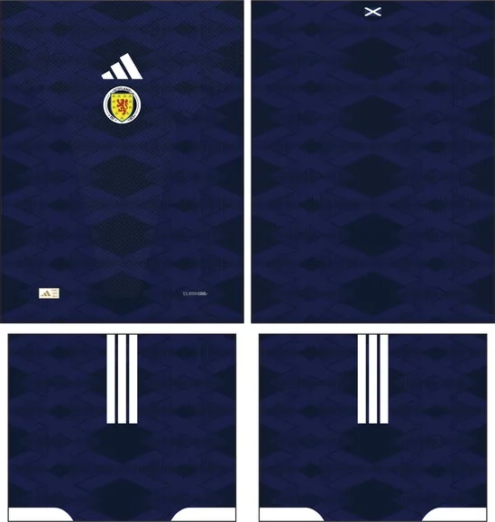 Arte Vetor Camisa Escocia Local 2026