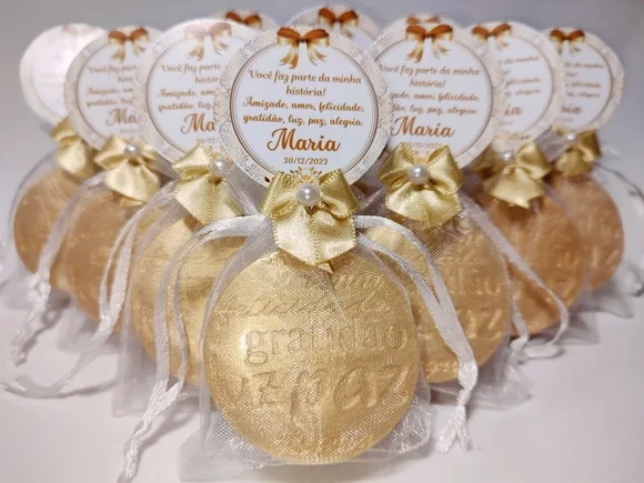 Lembrancinha de Aniversário: Sabonete Desejos de Gratidão P