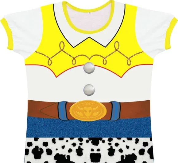 Blusa Adulto Fantasia Vaqueira do Oeste com Cinto e Estampa Malhada