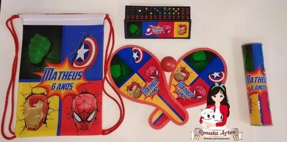 Ki Jogos 3 na Mochila Vingadores