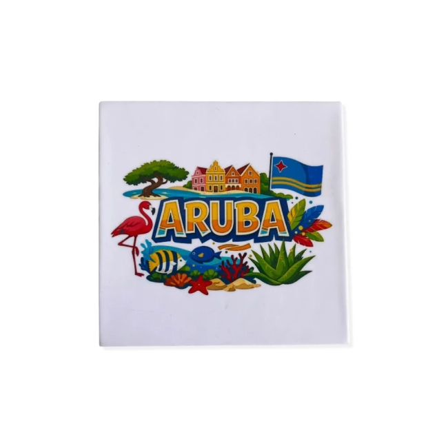 Imã Decorativo Lembrança - Aruba