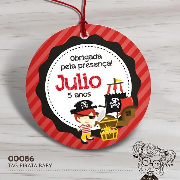 Tag Redonda Pirata - 00086