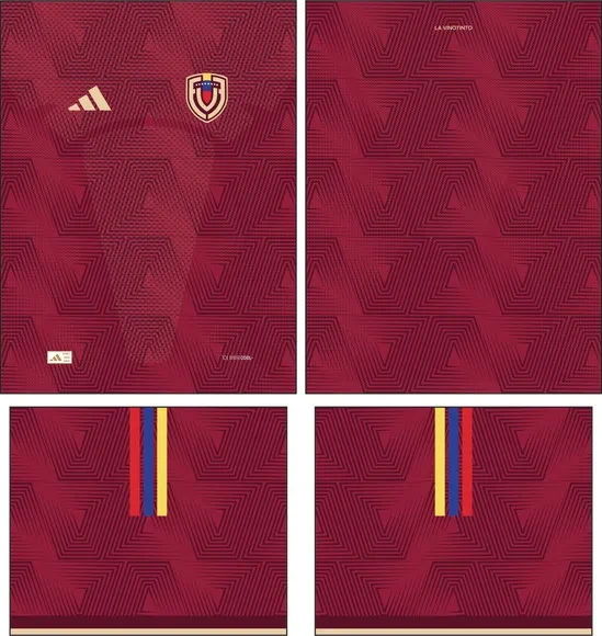 Arte Vetor Camisa Venezuela Local 2026