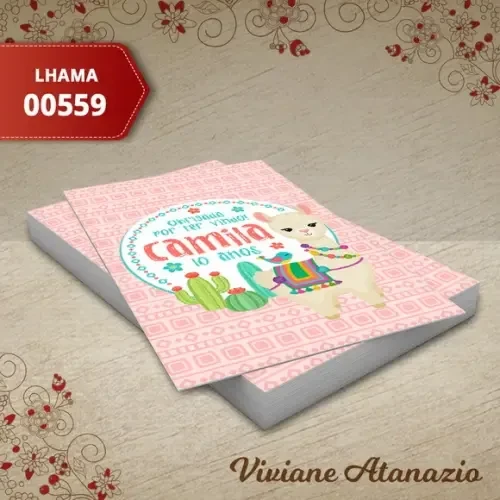 Adesivo Tubete Lhama - 00559