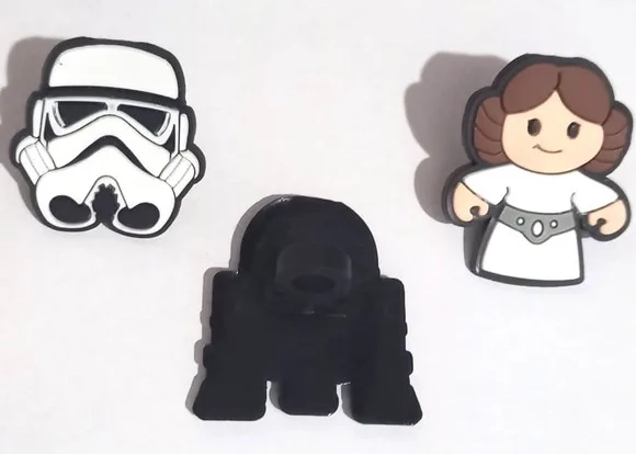 Ponteira P/lápis Star Wars Emborrachado - 6 Peças